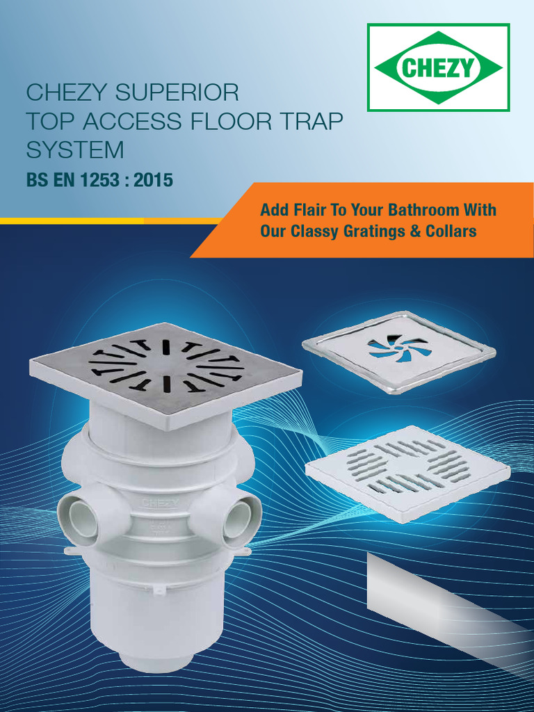 Chezy Top Access Floor Trap Overview | PDF | Water