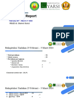 Weekly Duty Report 25 Februari - 3 Maret 2024