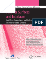Polymer Surfaces and Interfaces Acid-Base Interactions and Adhesion in Polymer-Metal Systems