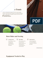 Introduction To Tennis