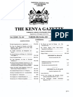 Ke Government Gazette Dated 2021-10-29 No 222