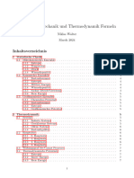 Statistische Mechanik Und Thermodynamik Formeln V3