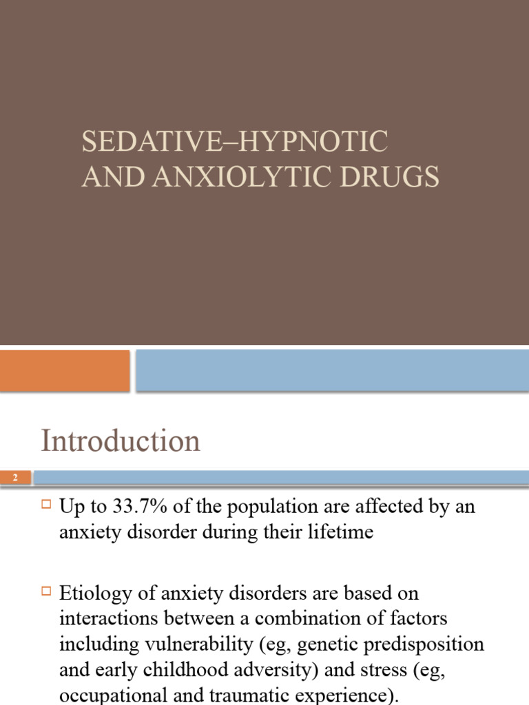 Sedative Hypnotic Drugs, Mesfin Fekadu | PDF | Benzodiazepine ...