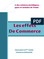 Les Effets de Commerce - FSJPT