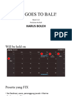 PLB Goes To Bali
