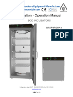 Incubator Working Manual