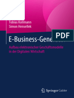 E-Business-Generator: Tobias Kollmann Simon Hensellek