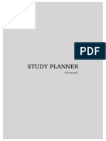 Study Planner: @lxxexad