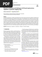 CRYPTO - Research Contributions and Challenges in DLT-based Cryptocurrency Regulation - A Systematic Mapping Study