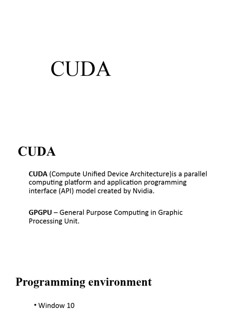 3.How+to+Install+CUDA+and+First+Look+at+CUDA+Program | PDF