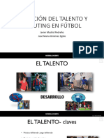 Deteccion Del Talento y Scouting en Futbol
