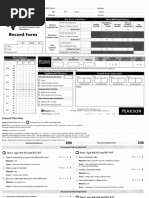 GFTA-3 English Record Form | PDF | Syllable | Oral Communication