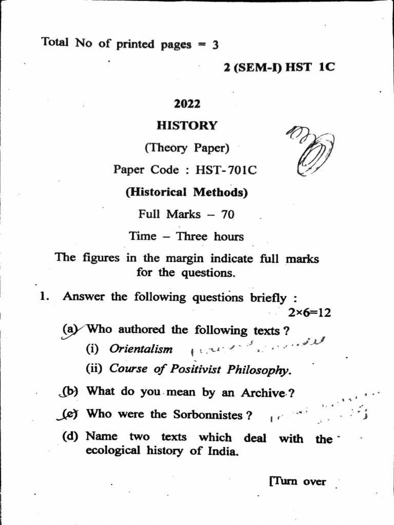 PG 1st Sem Papers | PDF