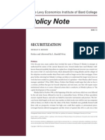 Minsky - Securitization