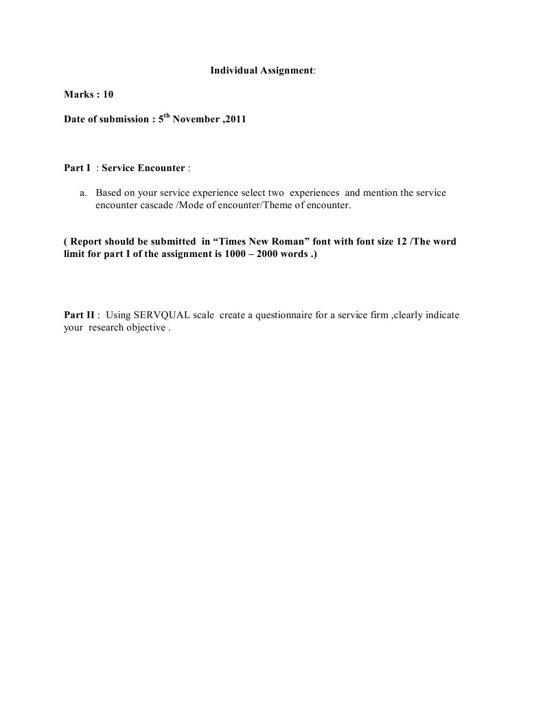 Individual Assignment | PDF