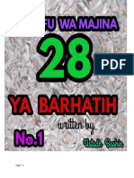 Majina 28 Ya Barhatih