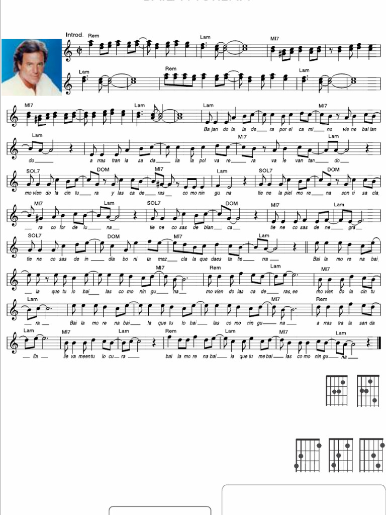 Baila Morena Teclado | PDF