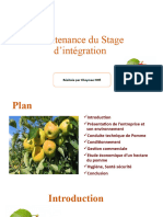 Soutenance Stage D'integration