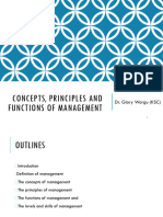 1.concepts, Principles and Functions of Management