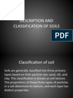 Description and Classification of Soils