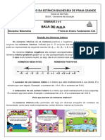 7 Série - Matemática - EJA - Semanas 3 E 4