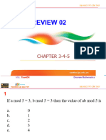 Sp24-Review - Test 02 - Chapter 03-04-05