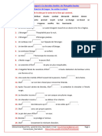 Remplir Le Vide Par Le Verbe de La Liste Qui Convient.: Exercice de Langue: Les Verbes À Retenir