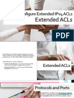 Configure Extended IPv4 ACLs