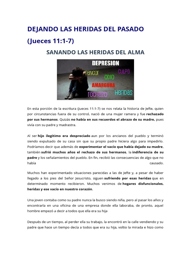 Sanando Heridas del Pasado con Dios | PDF | Jacob