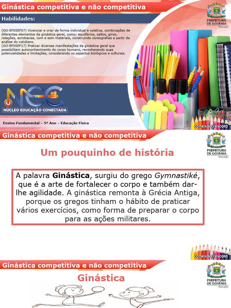 Tipos de Ginástica: Competitiva e Não Competitiva | PDF | Ginástica