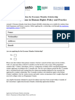 Scholarship Application 2022 PDF