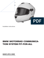 BMW Installation Instructions - CommSystem Fit-For-All - 11.2021