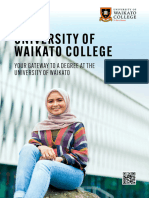 University of Waikato College Brochure 2022 Eng