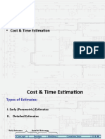 Lecture 6 Cost Estimation