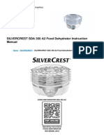 Desidratador de Alimentos SILVERCREST SDA 350 A2