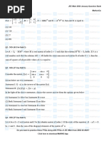 Matrices - JEE Main 2024 January Question Bank - MathonGo