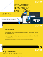 Effortless Transition Transforming PSD To WordPress With Expert Service