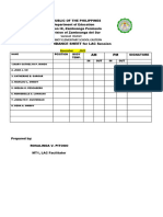 Attendance Sheet DAY 1