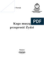 Prof. DR Hab. Jerzy Robert Nowak - Kogo Muszą Przeprosić Żydzi