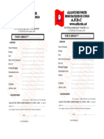 Fiche D'adhesion - Afdc