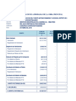 5.5 Resumen de Valorizaciones Aprobadas