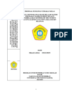 Proposal Penelitian Tindakan Kelas