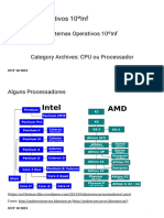 CPU Ou Processador - Sistemas Operativos 10ºinf