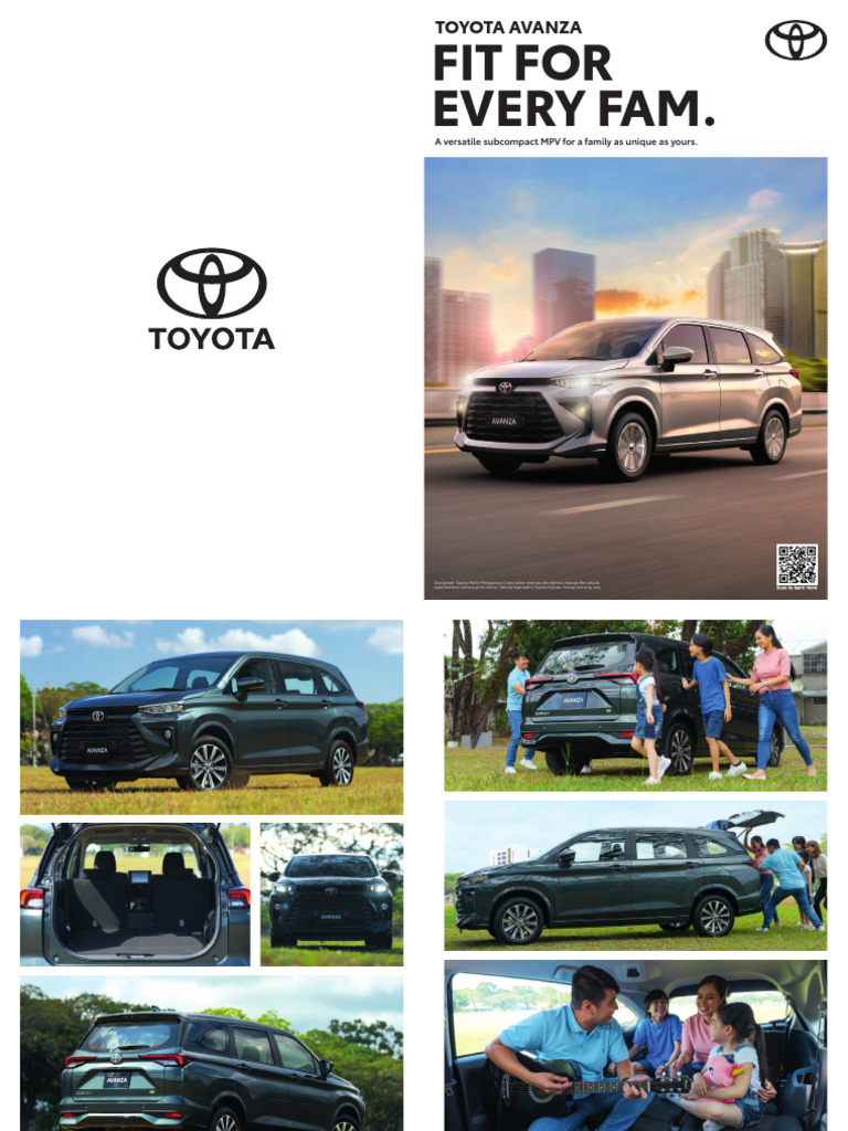 Avanza Brochure Download Free Pdf Motor Vehicle Automotive