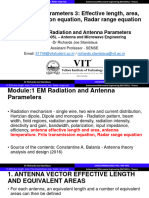AME - 1.5 Antenna Parameters 3, Friis Transmission Equation, Radar Range Equation