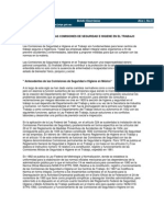 Import an CIA de Las Comisiones de Seguridad e Higiene en El Trabajo