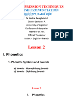 Lesson 2 - Phonetic Symbols and Sounds (Vowels)