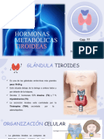 Hormonas Metabolicas Tiroideas