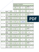 EB Time Table 18th To 23rd March 2024