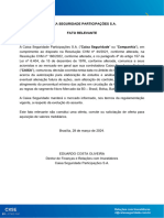 Estudos e Análises Para Eventual Alienação Futura de Ações